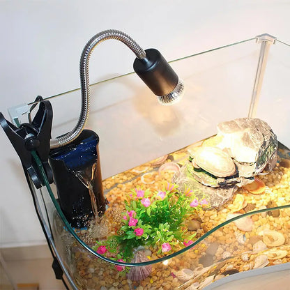 Reptile Heat Lamp with Clip Holder