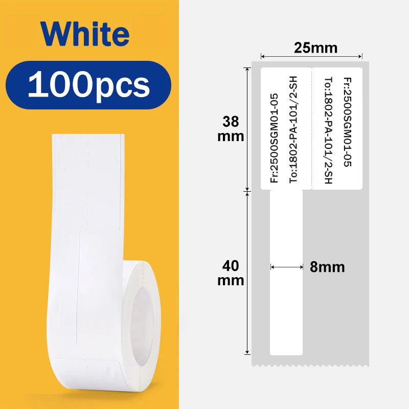 MrLabel F-Type Self-Adhesive Cable Wire Labels