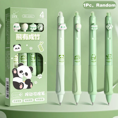 1/4Pcs Cartoon Capybara Panda Quick Drying Pen