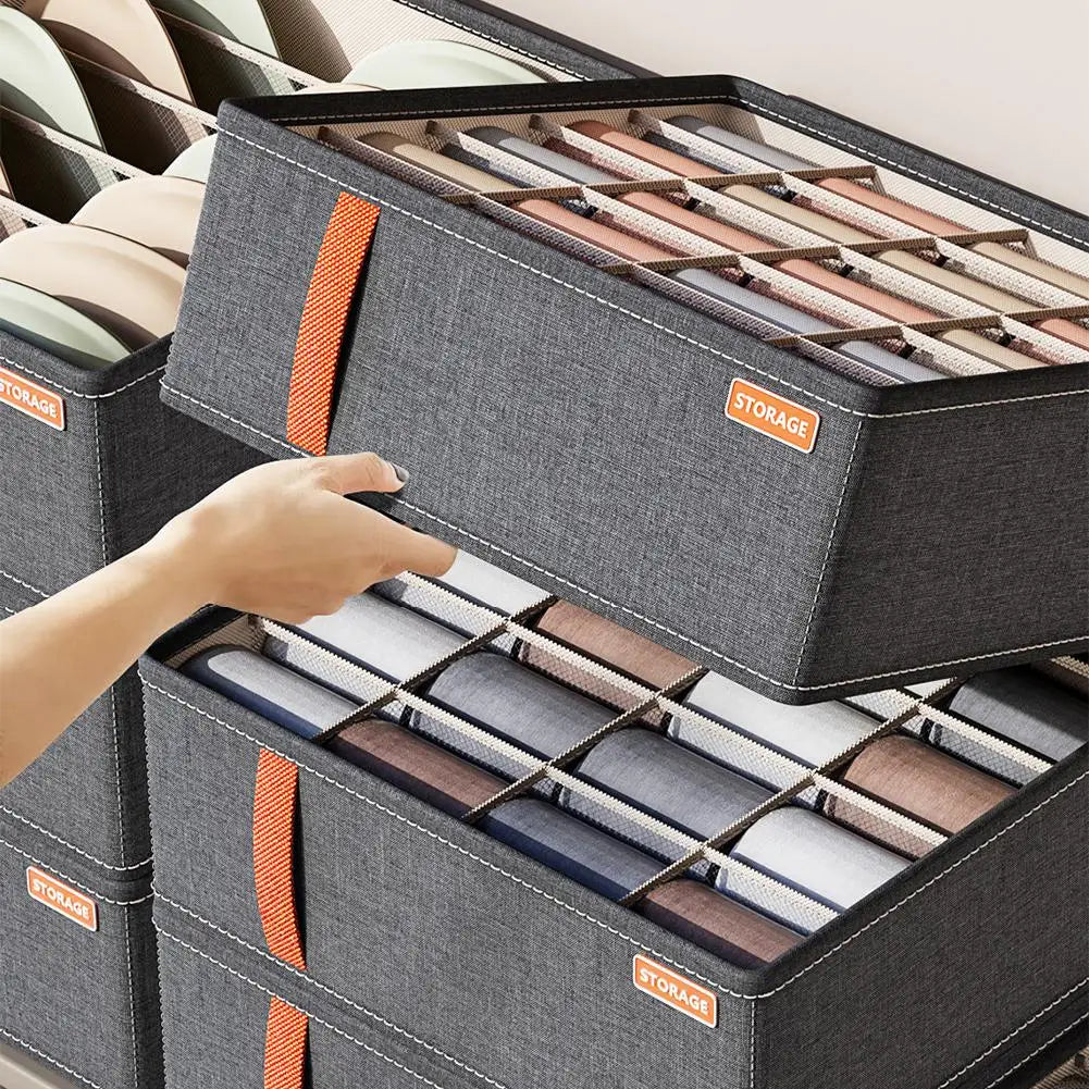 Drawer Underwear Organizer Storage Box with Compartments