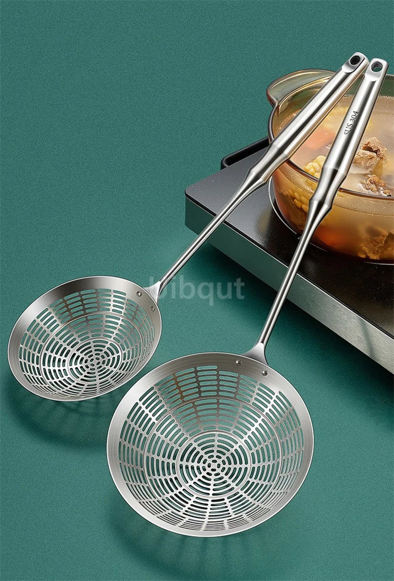 304 Stainless Steel Kitchen Strainer Scoop