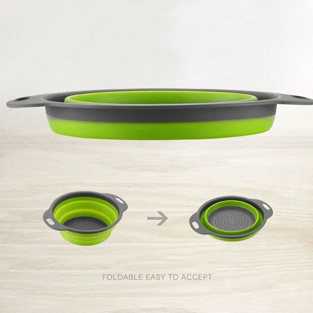 Foldable Fruit & Vegetable Drain Basket