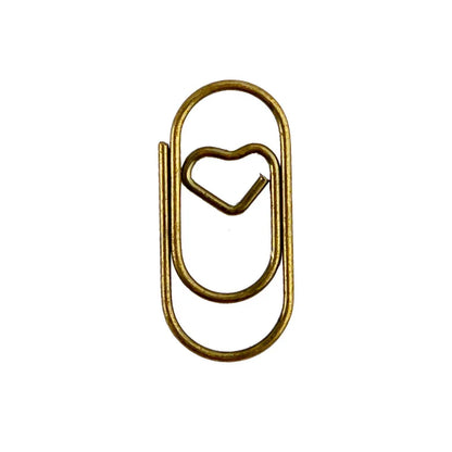 Macaron Heart Paper Clips Set