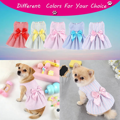 Princess Bow Pet Dress