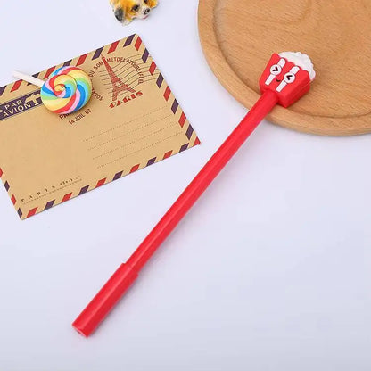 4PCS Kawaii Fast Food Gel Pen Set