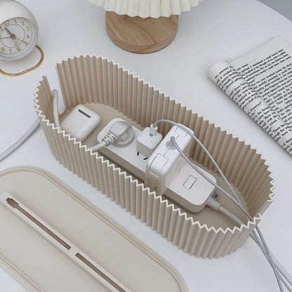 Multi-Functional Cable Management Box with Lid