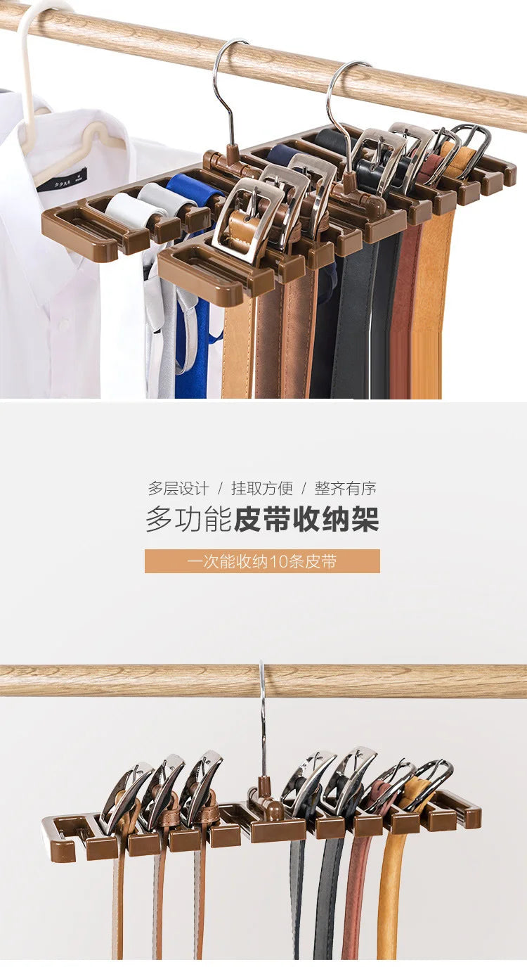Wardrobe Hanger for Belts, Ties & Scarves