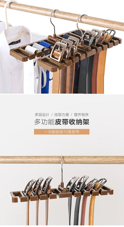 Wardrobe Hanger for Belts, Ties & Scarves