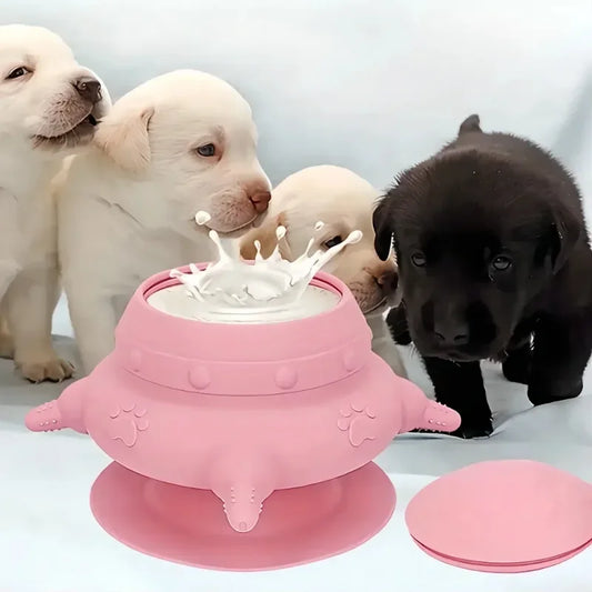 Silicone Pet Nursing Feeder Bowl
