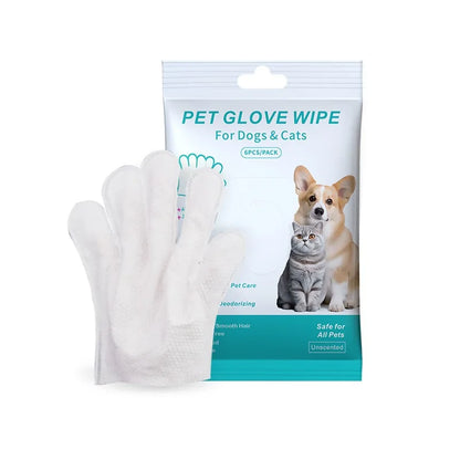 Pet Grooming Cleaning Glove Wipes