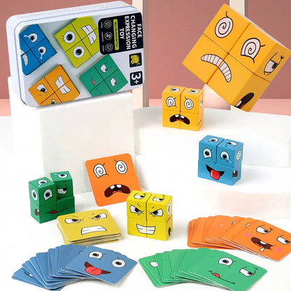 Emotion Expression Block Puzzle Game