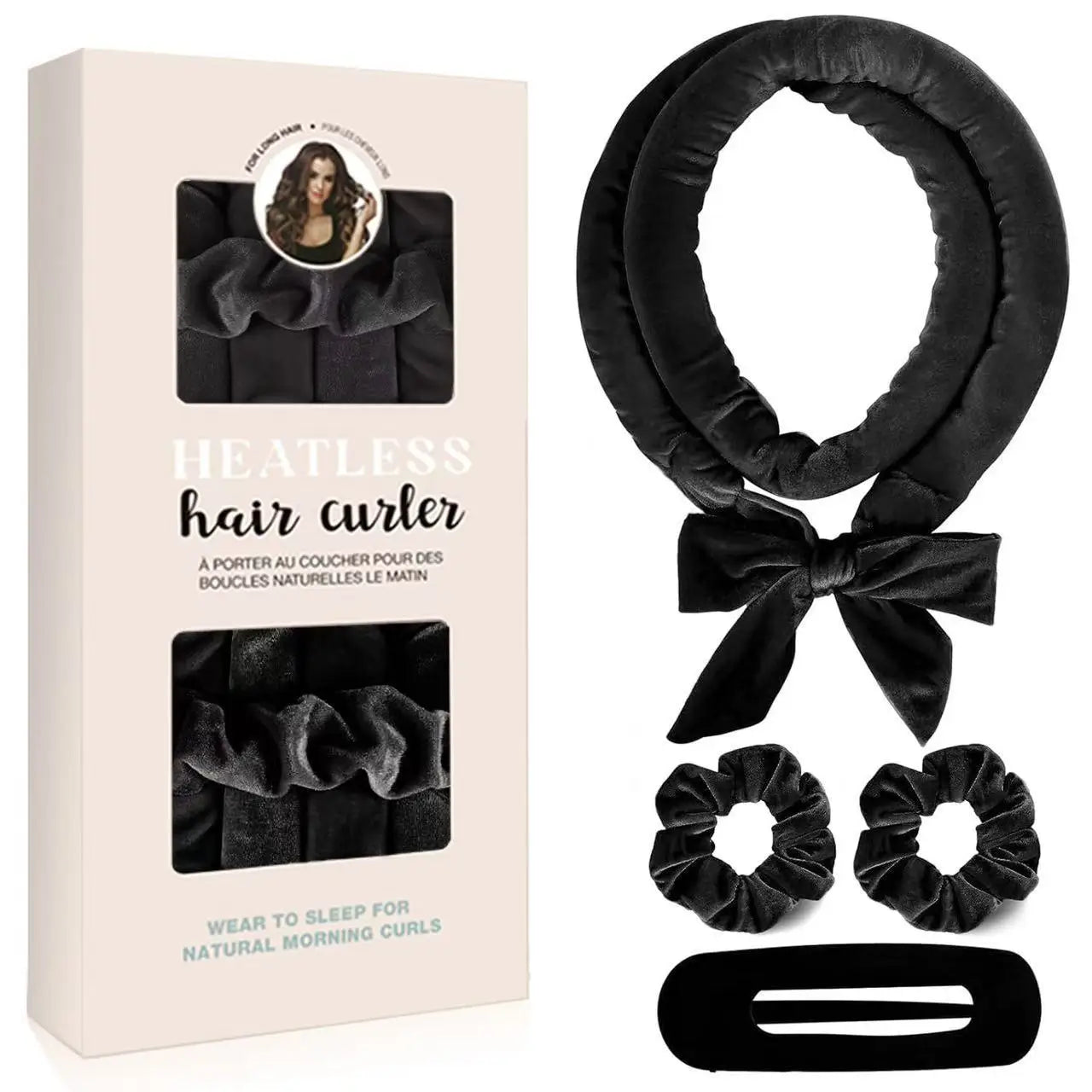 Heatless Curling Rod Headband Set