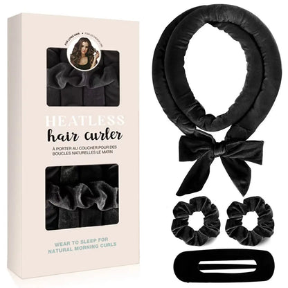 Heatless Curling Rod Headband Set