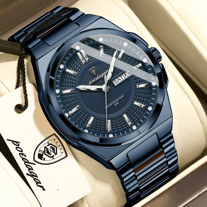 Men's Stainless Steel Quartz Business Watch