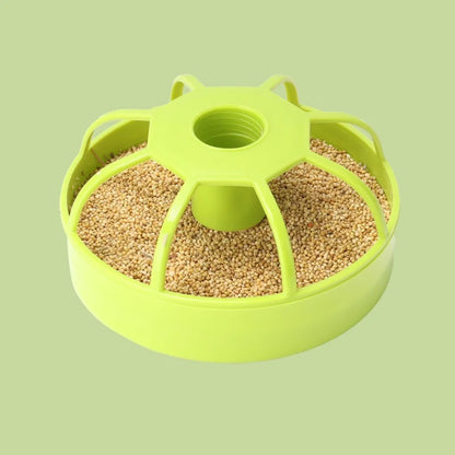 Large Capacity Bird Food & Water Feeder
