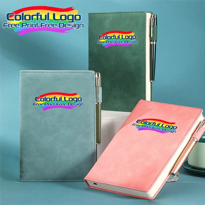 Customisable PU Leather Business Notebook