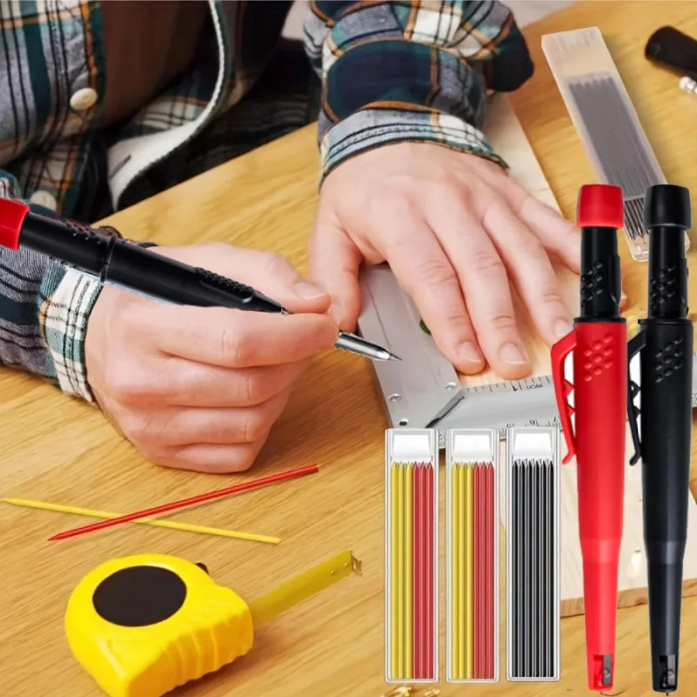 2.8mm Carpenter Mechanical Pencil Set with Sharpener