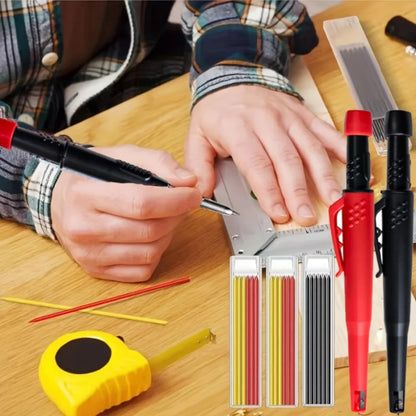 2.8mm Carpenter Mechanical Pencil Set with Sharpener