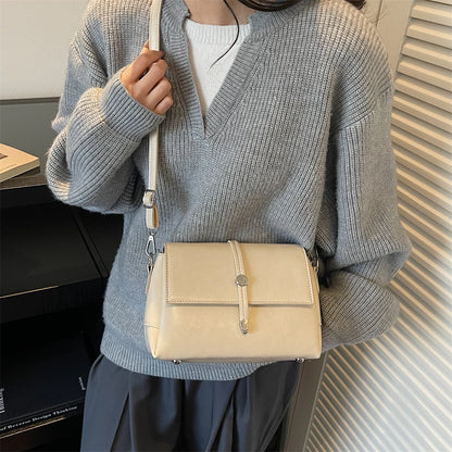 Vintage Flap Crossbody Satchel Bag