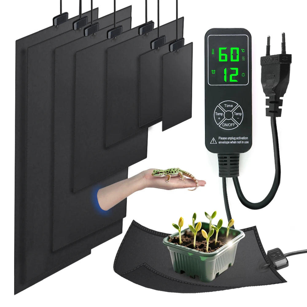 Reptile Heating Pad with Thermostat Controller