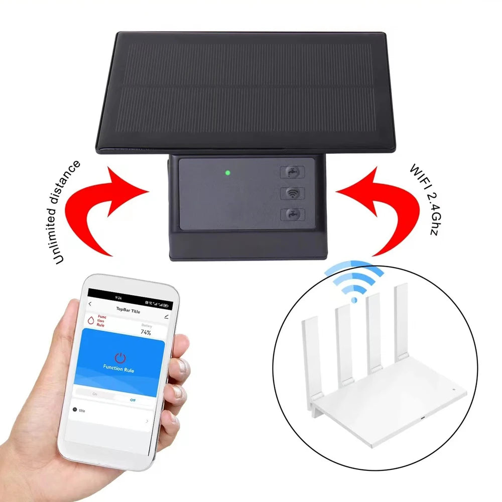 Tuya WiFi Solar Irrigation Timer Kit