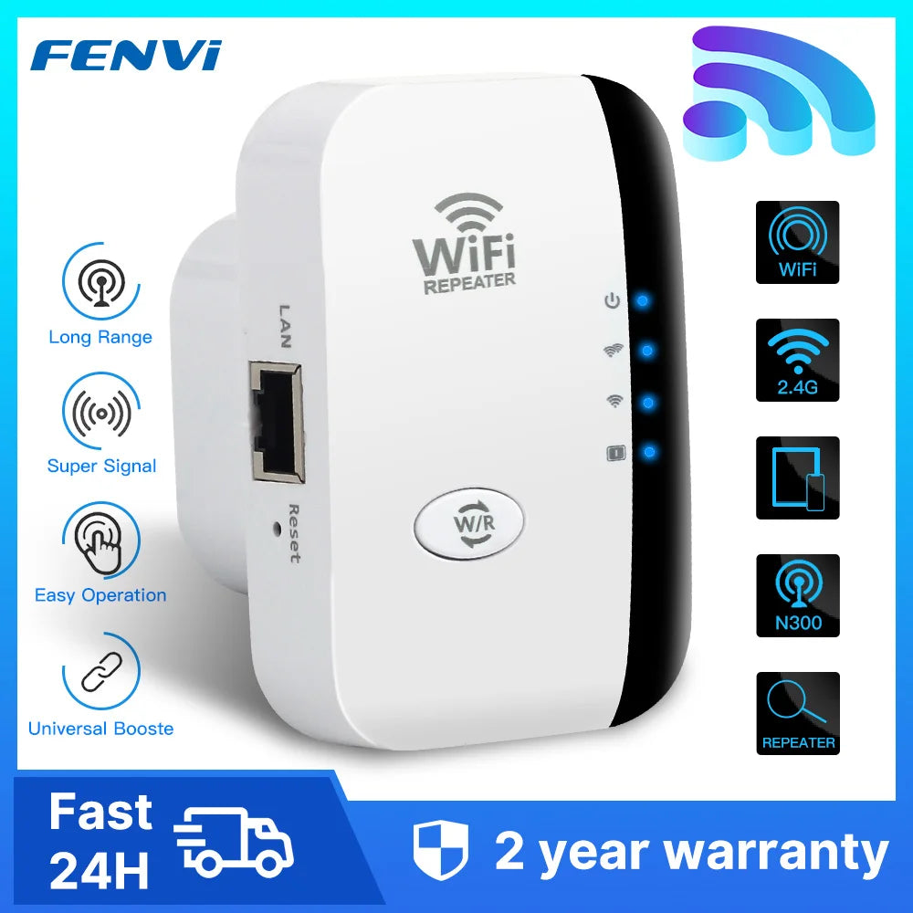 300Mbps WiFi Range Extender & Signal Booster