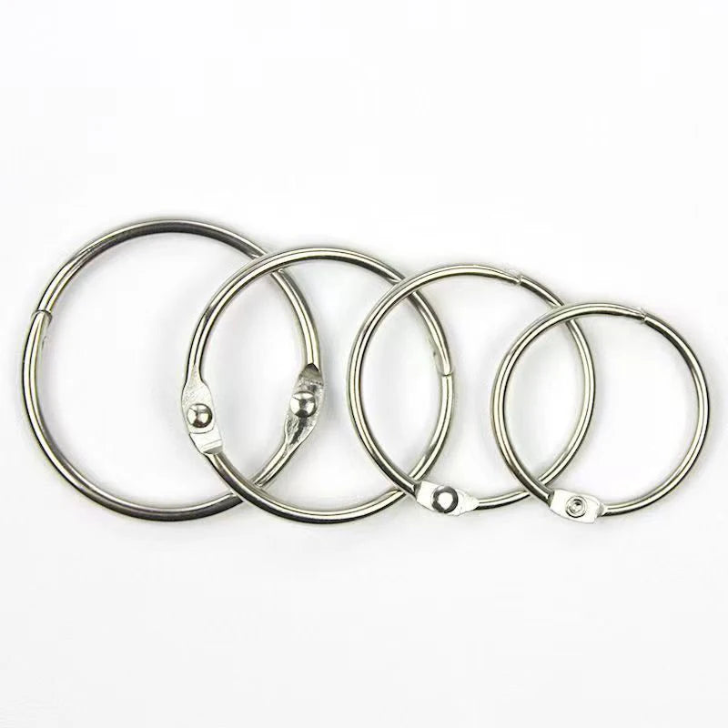 Openable Metal Book Binding Rings for Albums, Crafts & Organizers