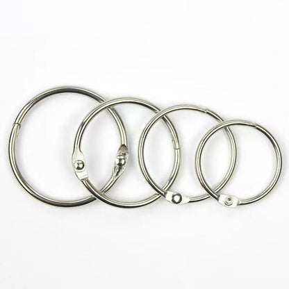 Openable Metal Book Binding Rings for Albums, Crafts & Organizers