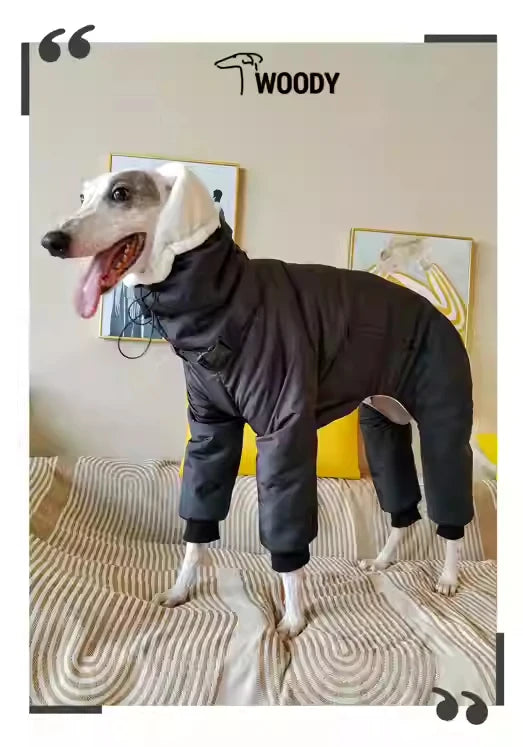 Winter Quilted Dog Jacket