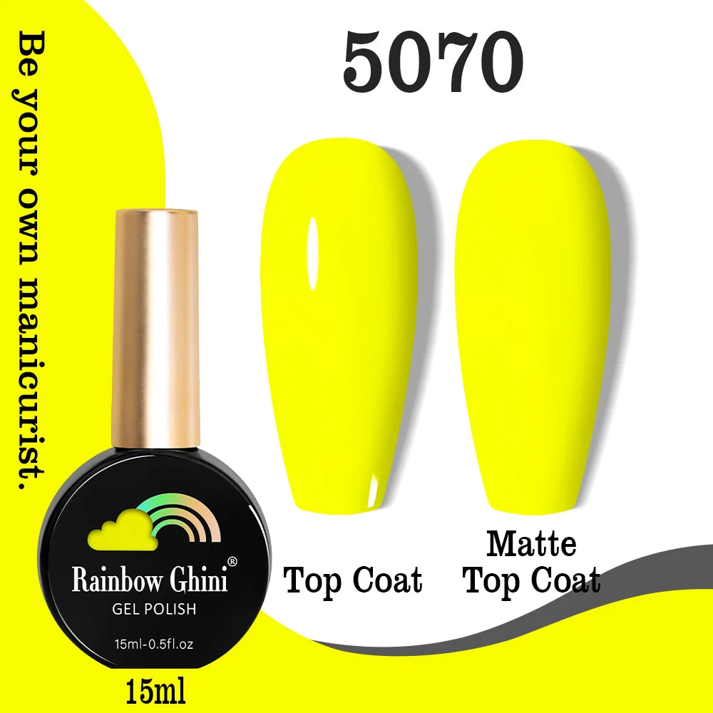 Rainbow Ghini 15ML HEMA & TPO Free Gel Nail Polish