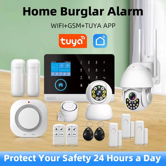 Wireless Security System with Sensors & App Control