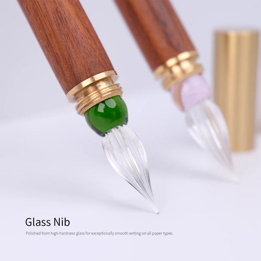 SeamiArt Wood Handle Glass Dip Pen