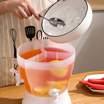Rotating Cold Water Dispenser with Divider