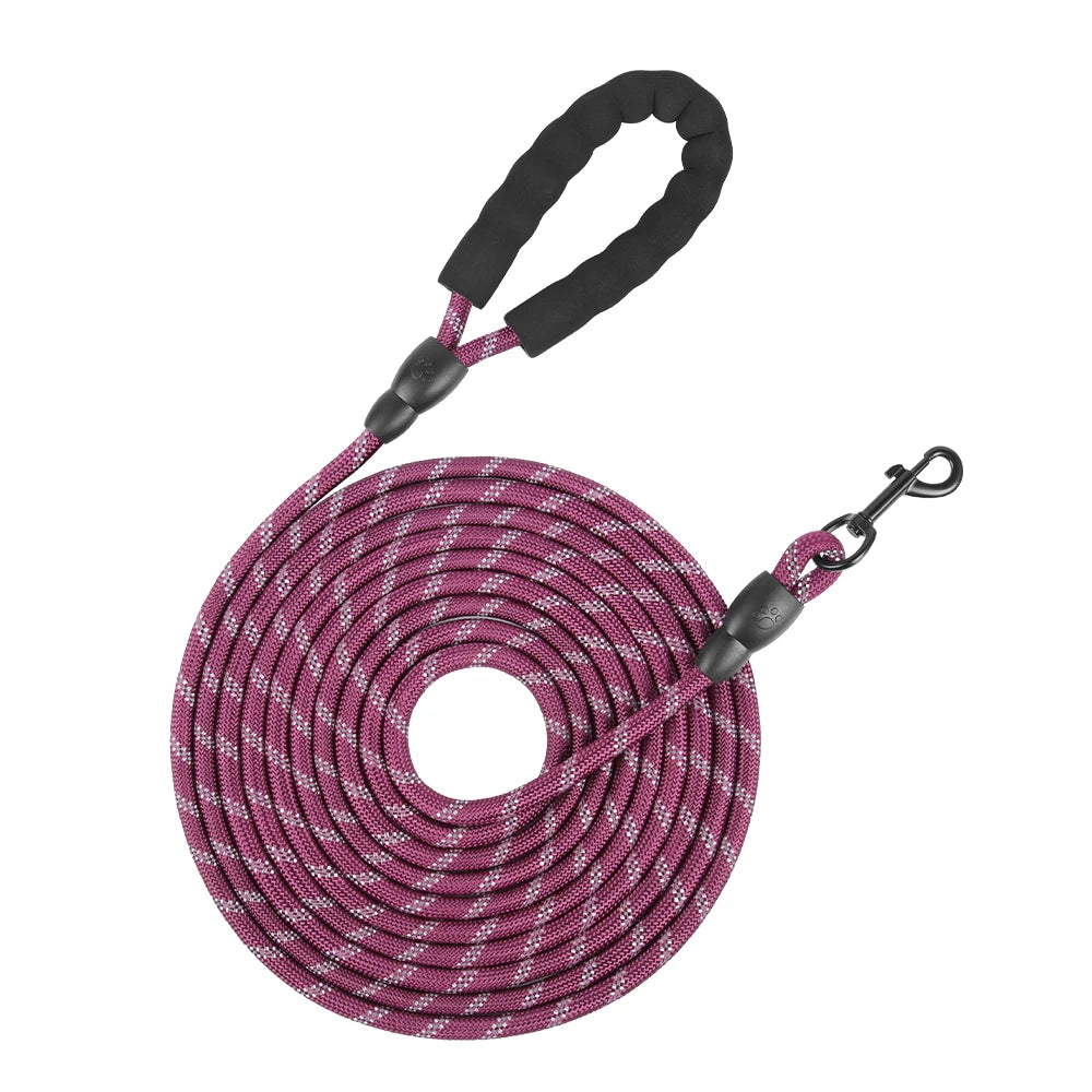 Long Nylon Dog Training Leash