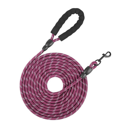 Long Nylon Dog Training Leash