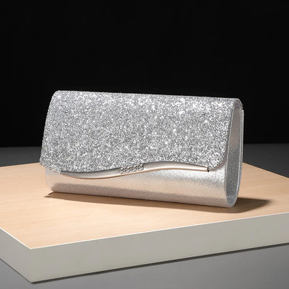 Sequin Evening Clutch Bag