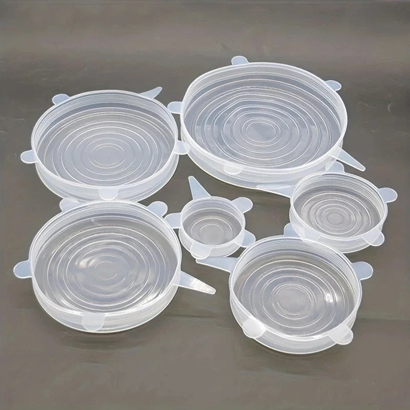 Reusable Silicone Stretch Lid Set
