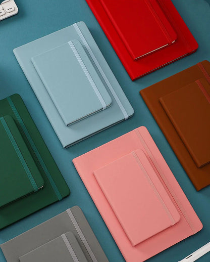 Custom A5/A6 PU Leather Notebook with Logo Printing