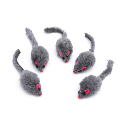 5Pcs Pet Mouse Teasing Toy