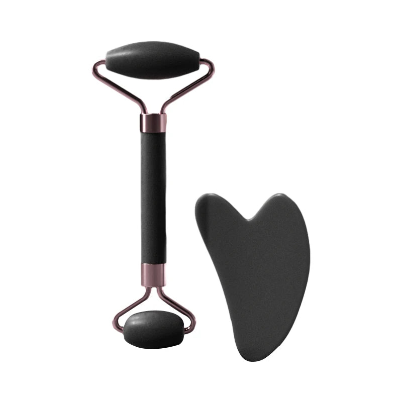 Resin Facial Massage Roller & Scraping Tool Set