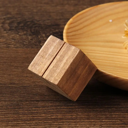 Wooden Card Display Stand