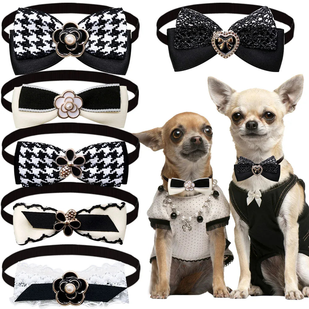 Pet Bow Tie Collar Set