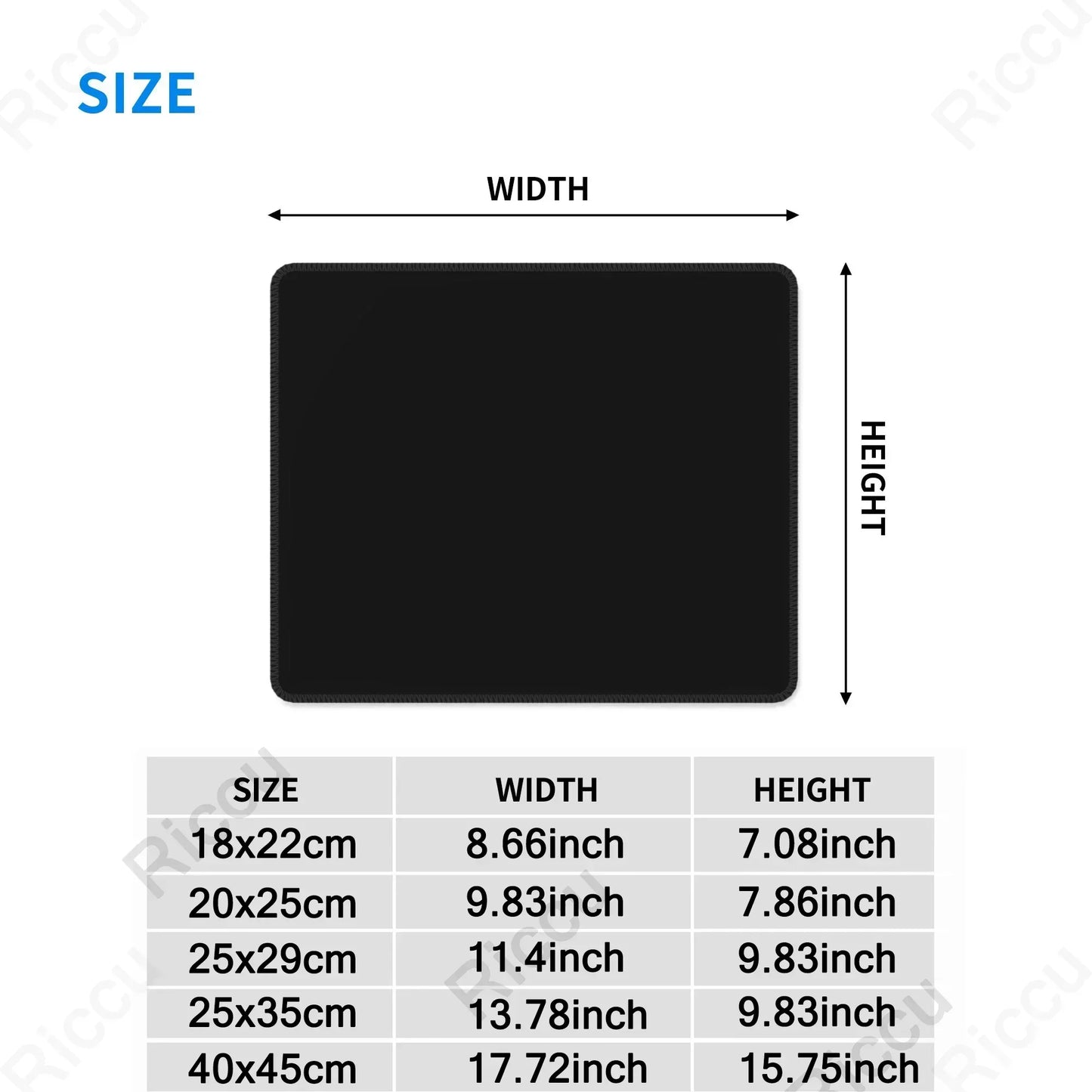 Natural Rubber Desk Mouse Pad