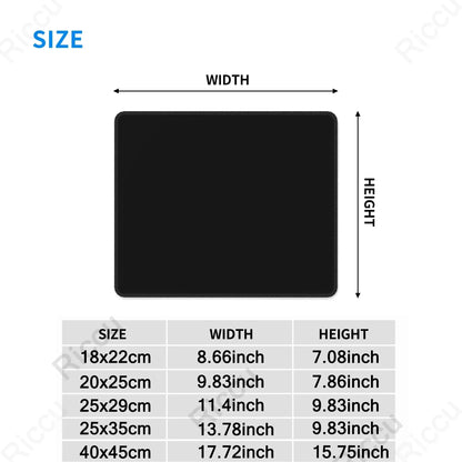 Natural Rubber Desk Mouse Pad