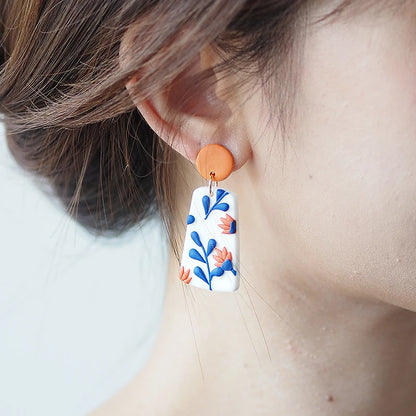 Classic Bohemiam Drop Bright Color Earrings