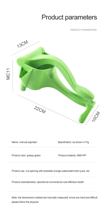Manual Handheld Citrus & Fruit Juicer