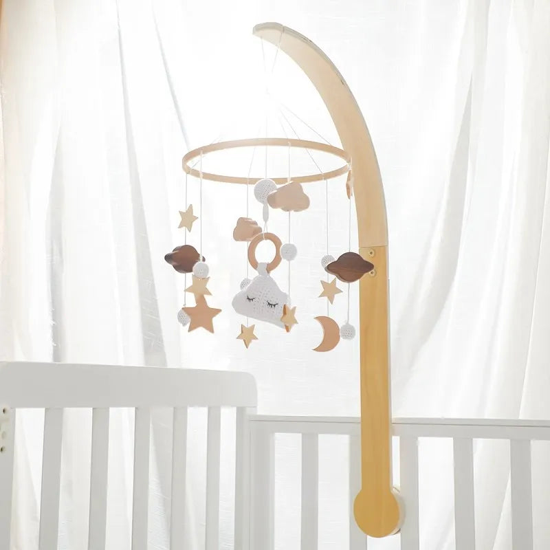 Wooden Baby Crib Mobile