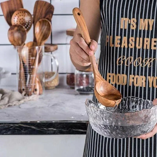 Wooden Kitchen Utensil Set