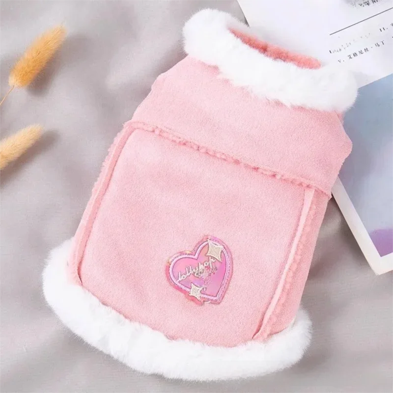 Winter Warm Fleece Pet Jacket for Dogs & Cats