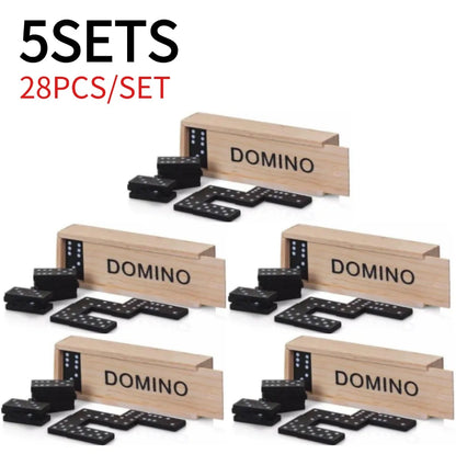 Classic Wooden Domino Set